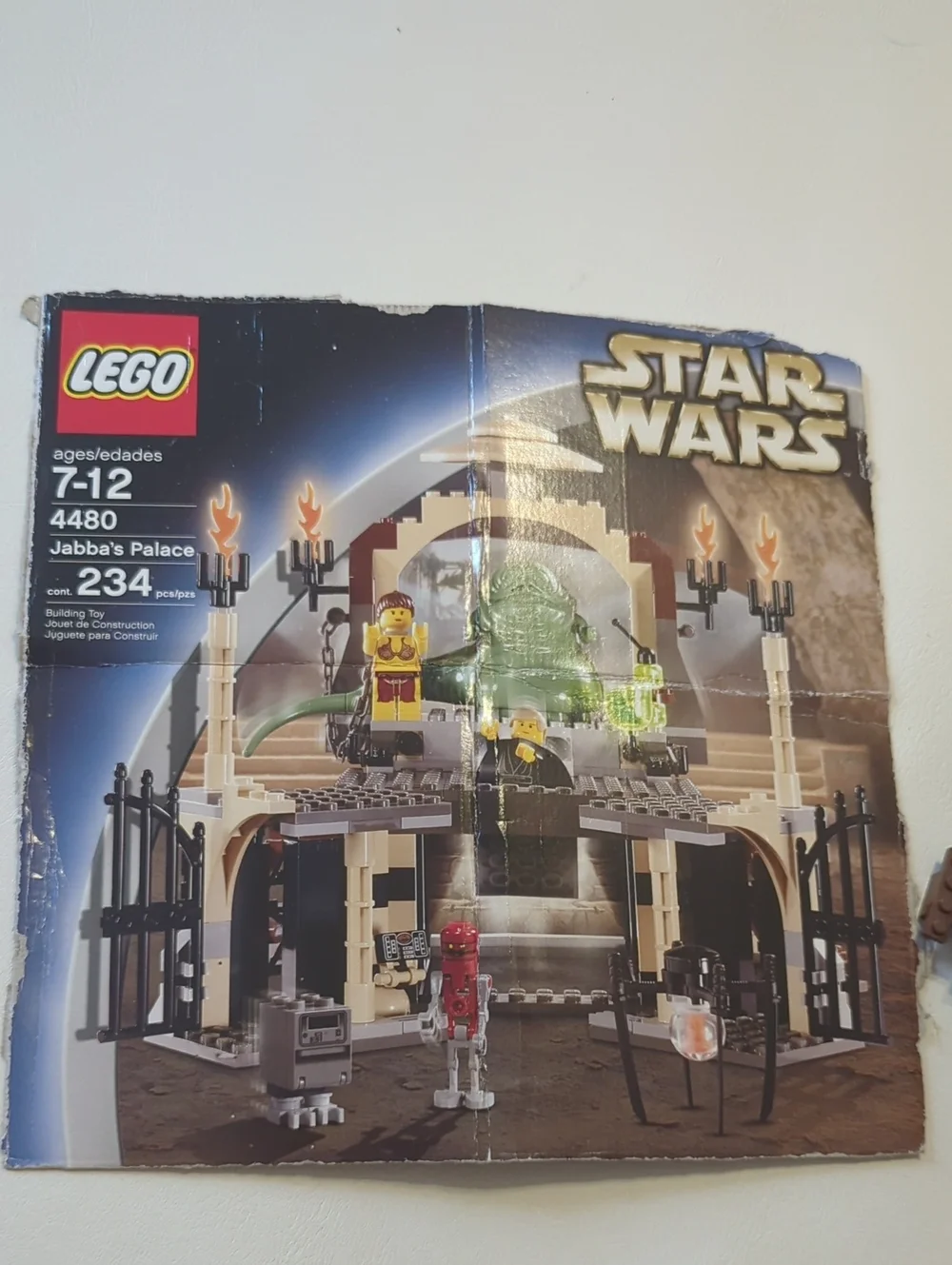 Star Wars Lego 4480 Jabba's Palace Complete With Minifigures Slave Princess Leia